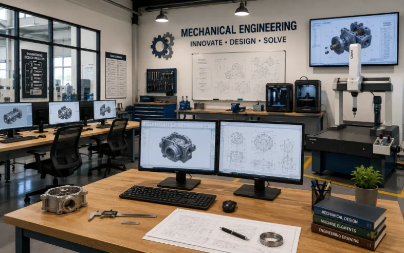 งานออกแบบเชิงวิศวกรรมด้วยโปรแกรม CAD ประกอบหัวข้อใบประกอบวิชาชีพ